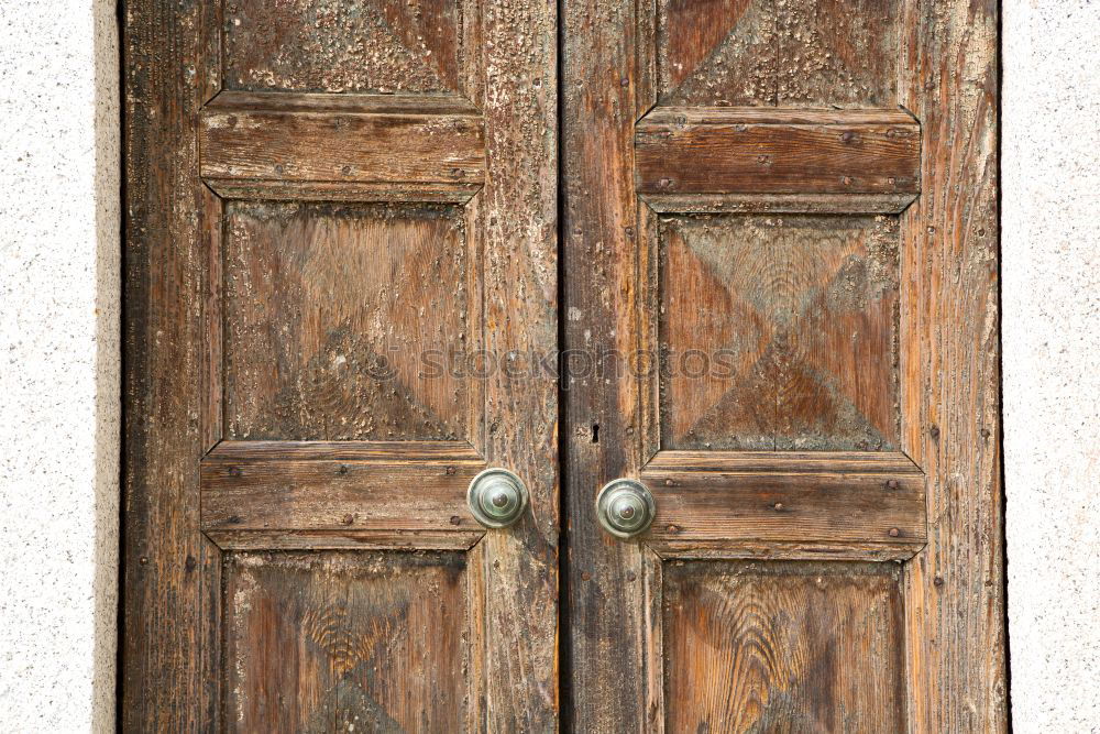 Similar – Image, Stock Photo Old rusty wooden window in the Pyrinees