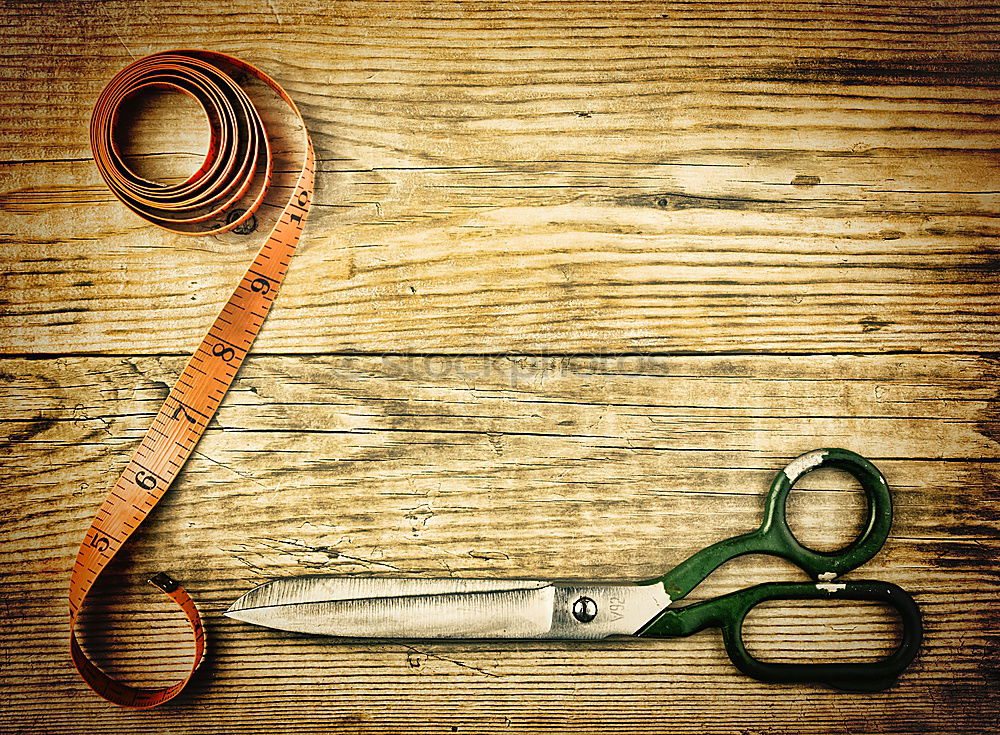 Similar – Image, Stock Photo Tools of a tanner for working with leather