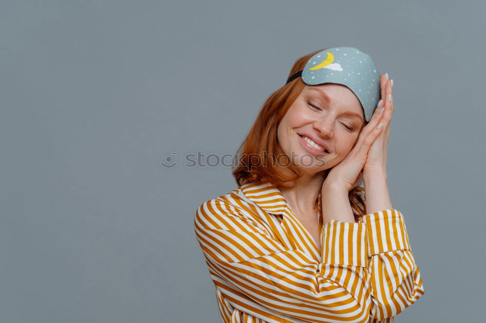 Similar – Image, Stock Photo funny grandmother with sunglasses and mustache on brick background