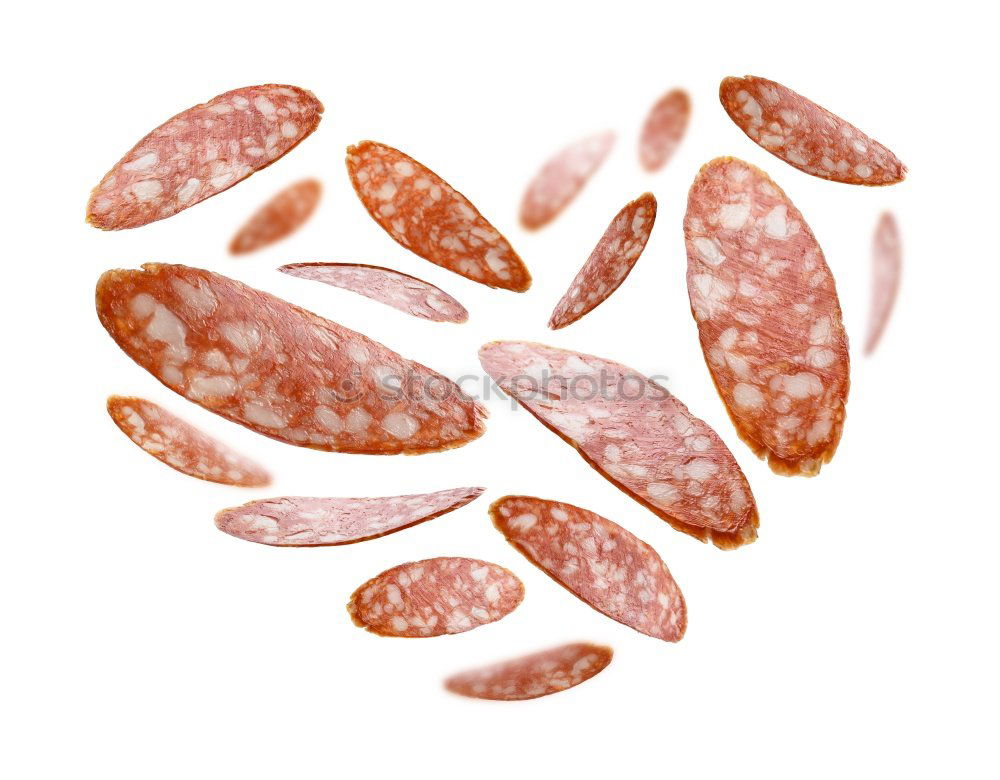 Similar – Image, Stock Photo Slices of watermelon on a plain surface painted in bright blue