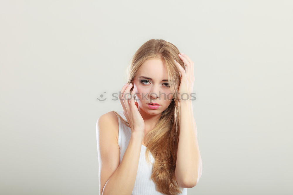 Similar – Image, Stock Photo Fear of the future.