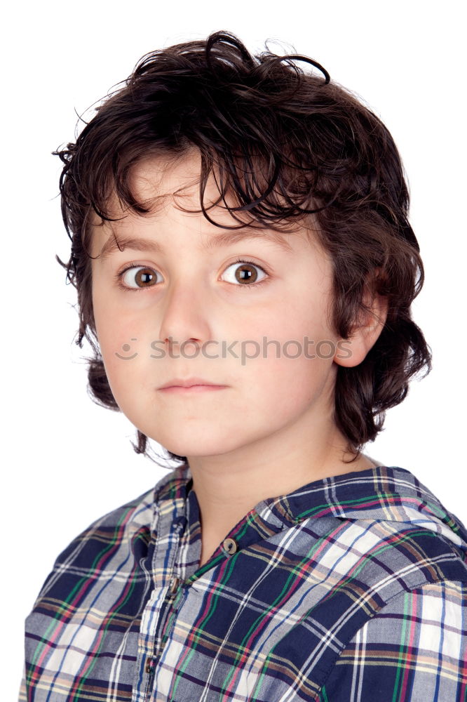 Similar – Image, Stock Photo Nice preteen boy Joy Happy