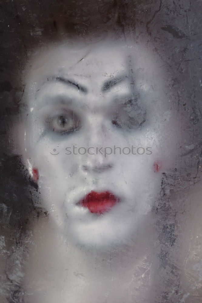 Similar – Image, Stock Photo Doll head (creepy) with reflection