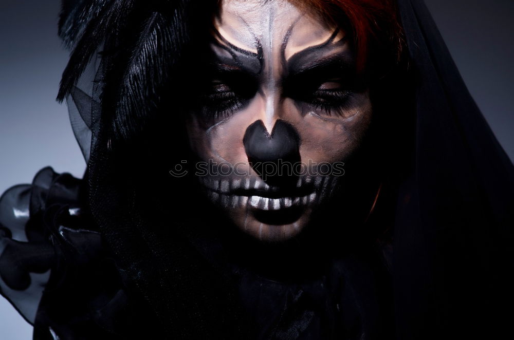 Similar – Image, Stock Photo girl in halloween costume