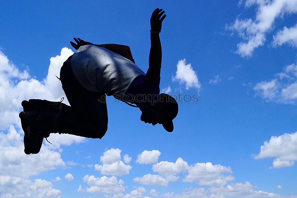 high up High jump Jump Sky