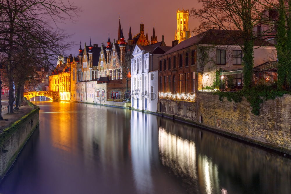 Similar – Image, Stock Photo Annecy by night, France