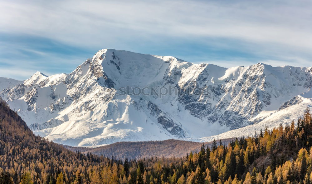 Similar – Image, Stock Photo first snow a year Tourism