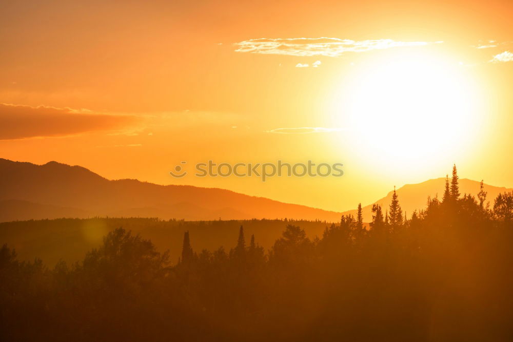 Similar – Sonnenuntergang Österreich