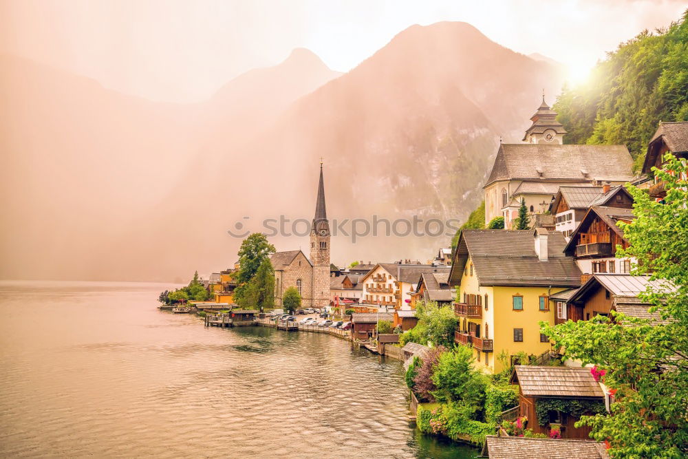 Similar – Hallstatt in autumn