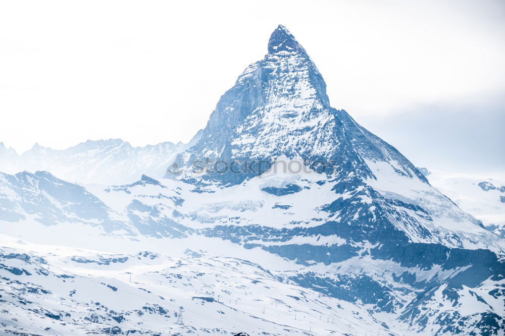 Image, Stock Photo prominent mountain in Switzerland