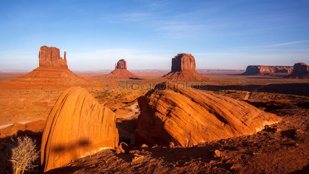 Similar – Landscape photograph of Monument Valley