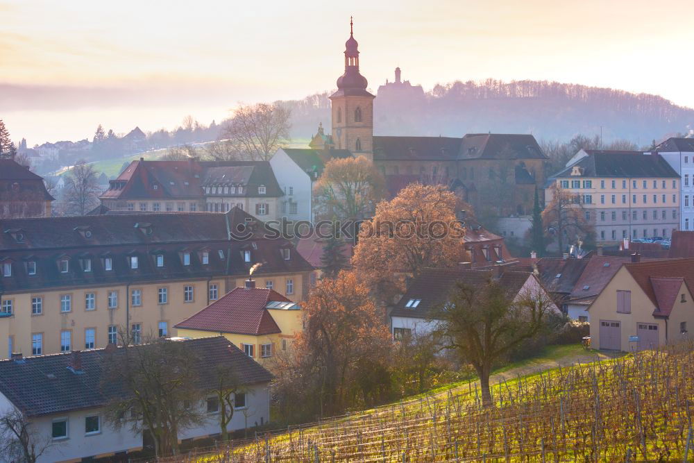 Similar – Cochem town on the Moselle Panorama