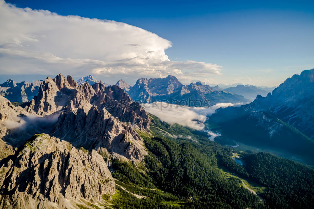 Similar – ortisei Natur Landschaft