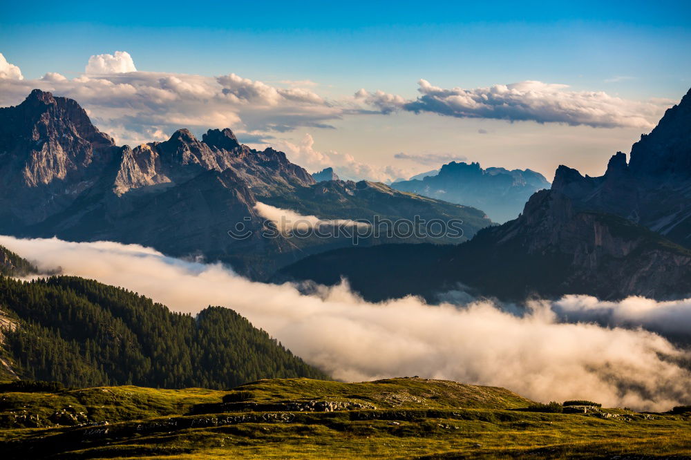 Similar – Sunset in the Dolomites