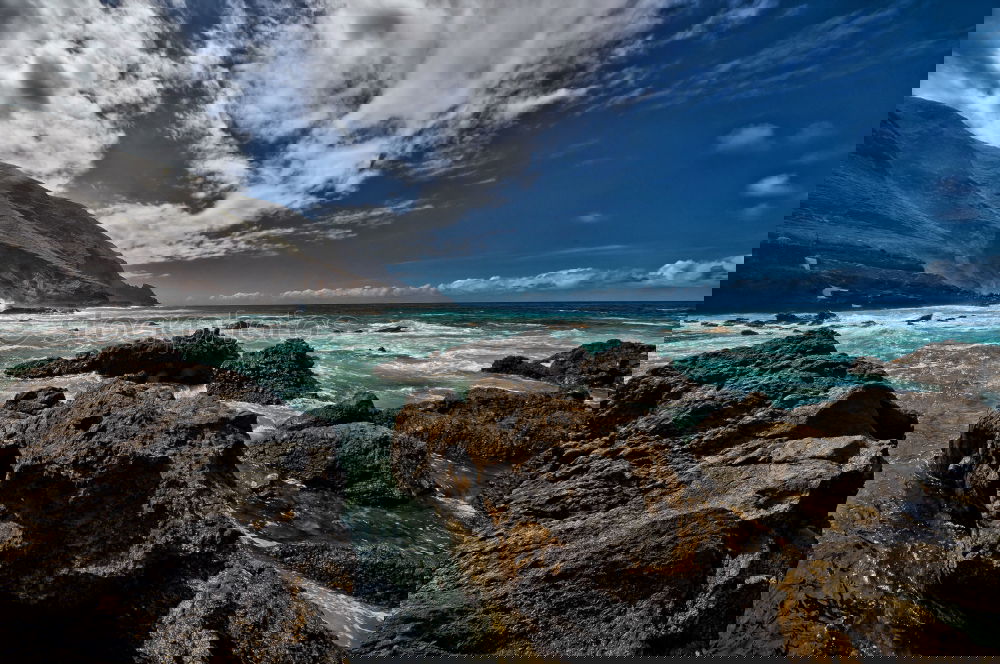 Similar – Image, Stock Photo www: Waterfall, path and waves