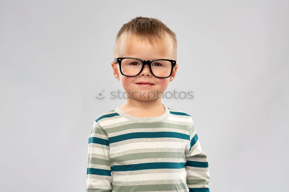 Similar – Happy boy with glasses