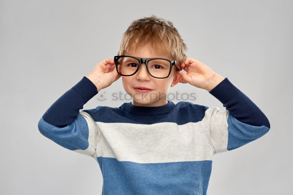 Similar – Happy boy with glasses