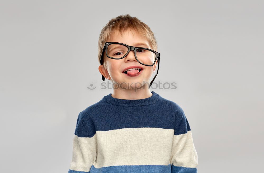 Similar – Happy boy with glasses