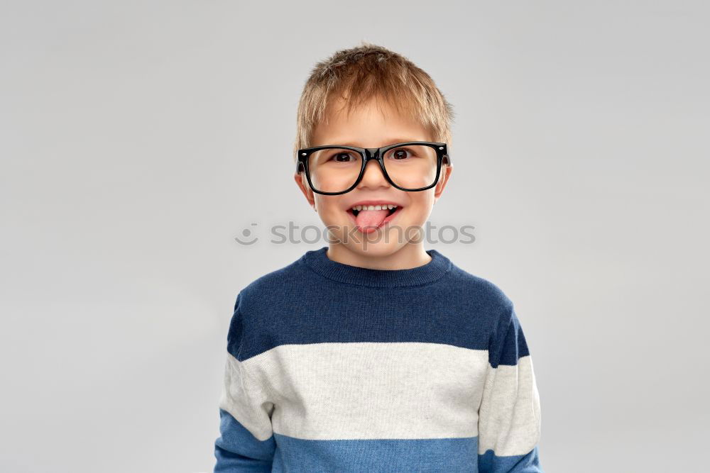 Similar – Happy boy with glasses