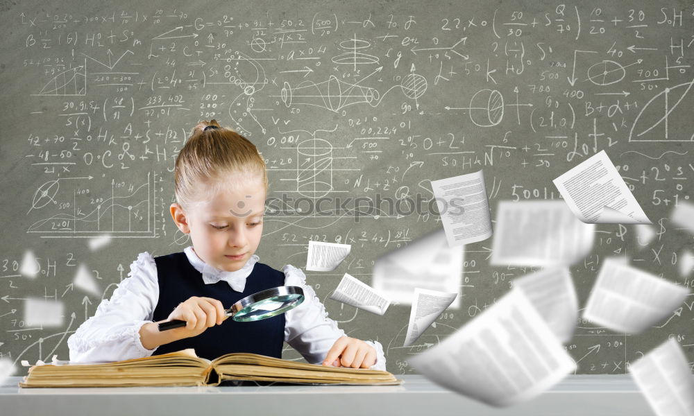 Similar – boy is making science experiments in a laboratory