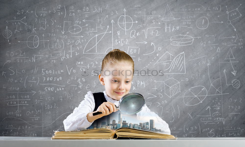 Similar – boy is making science experiments in a laboratory