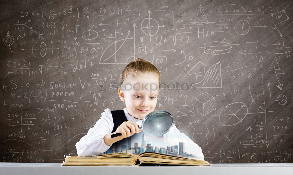 Similar – boy is making science experiments in a laboratory