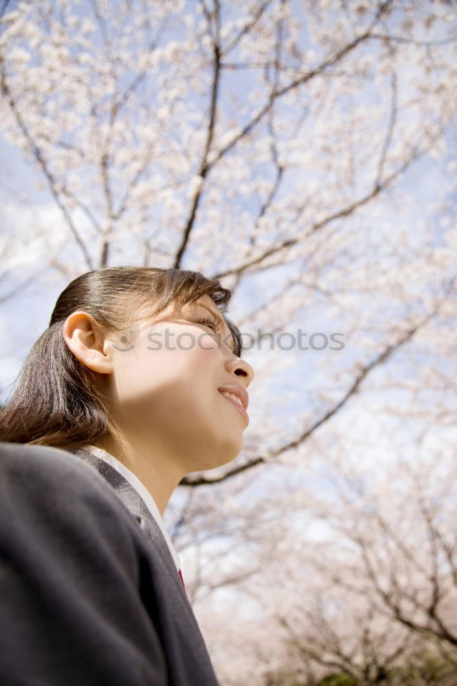 Similar – Image, Stock Photo Red umbrella woman