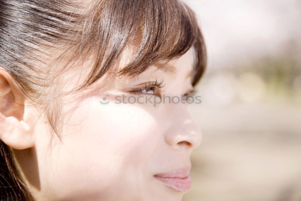 Similar – Image, Stock Photo Dreamy smile Lifestyle