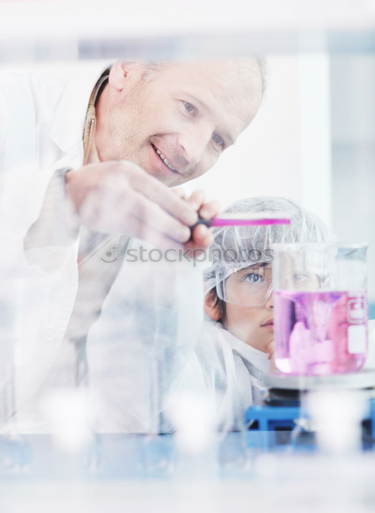 Similar – Image, Stock Photo Biologist woman working in the laboratory