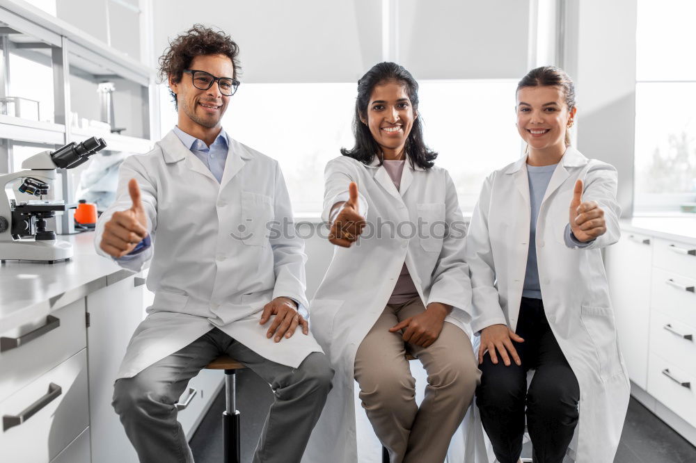 Similar – Image, Stock Photo Lab workers at building