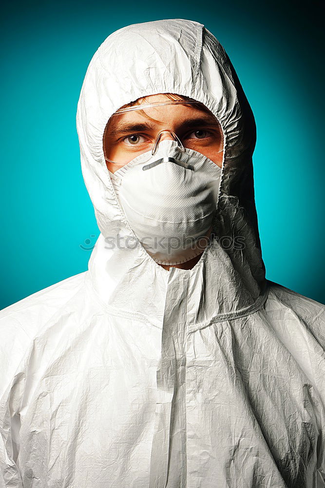 Similar – Image, Stock Photo cleanroomclothing Painter