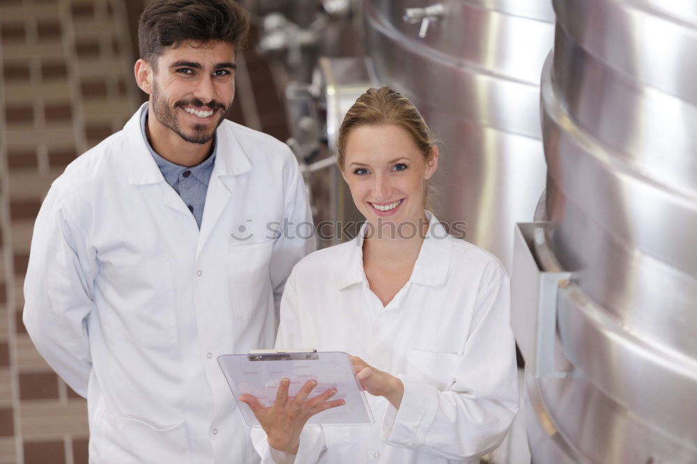 Similar – Image, Stock Photo Lab workers at building