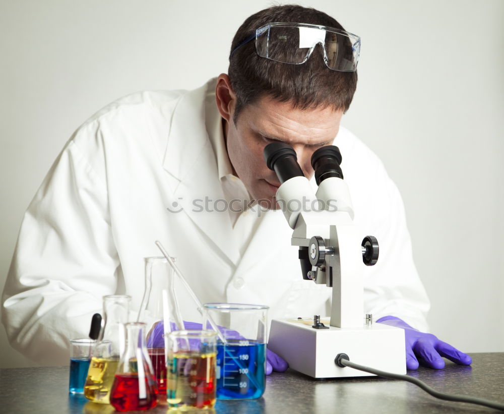 Image, Stock Photo microscope Education