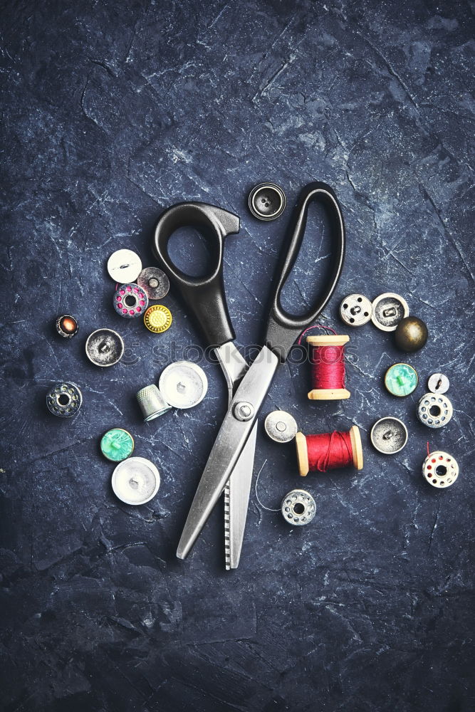 Similar – Image, Stock Photo Set of professional barber scissors