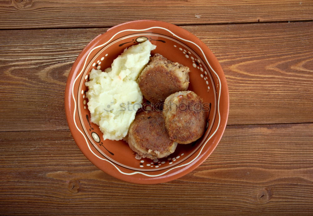 Similar – schweinebraten mit kloß