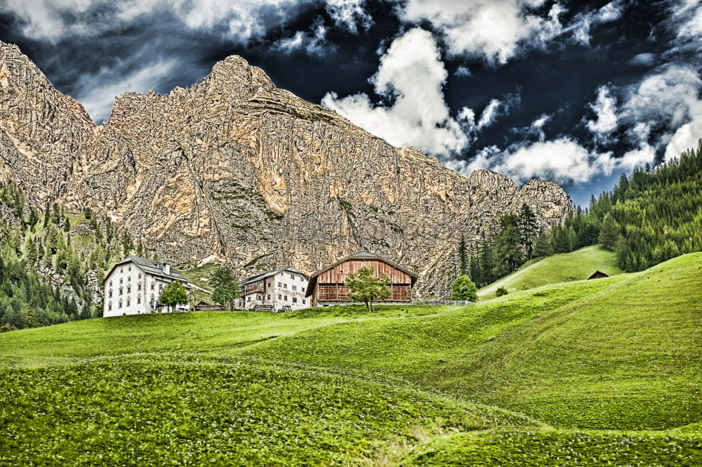 Similar – Hut with view in the Dolomites