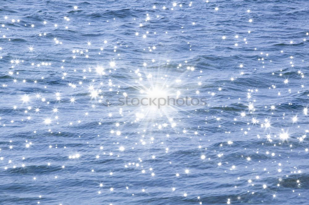 Image, Stock Photo Sparkling sun glitter on the water surface