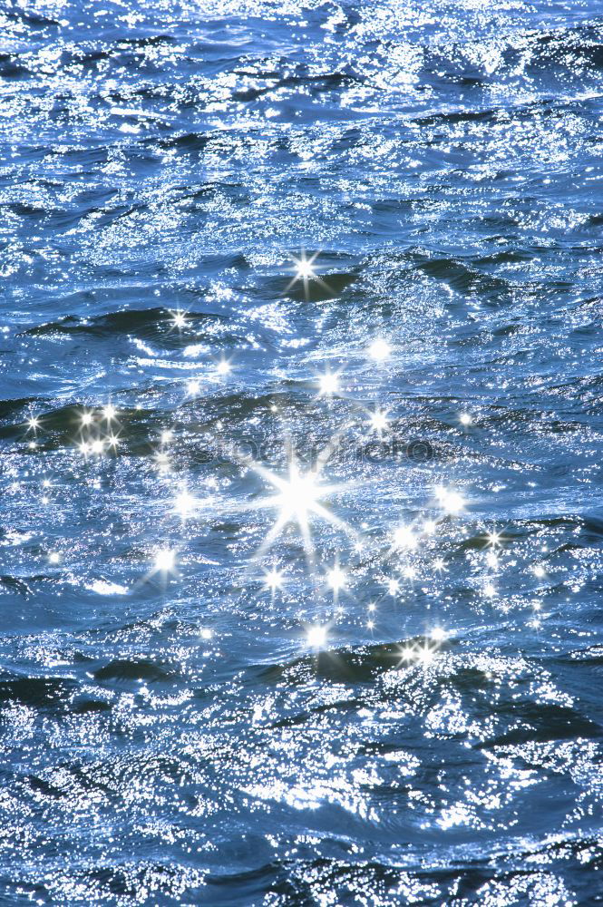 Similar – Image, Stock Photo Sparkling sun glitter on the water surface