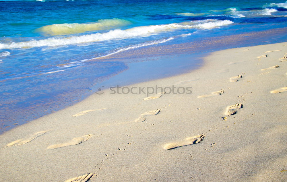 beach Footprint Barefoot