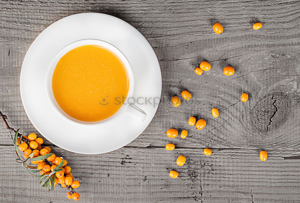 Similar – Image, Stock Photo Egg liqueur cake on blue wood