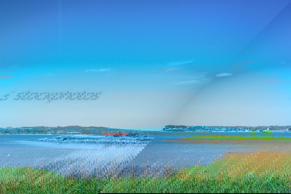 Similar – Image, Stock Photo Excursion ship on the Prerow stream in Prerow