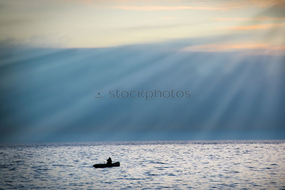 Similar – Image, Stock Photo Two fishermen at dusk