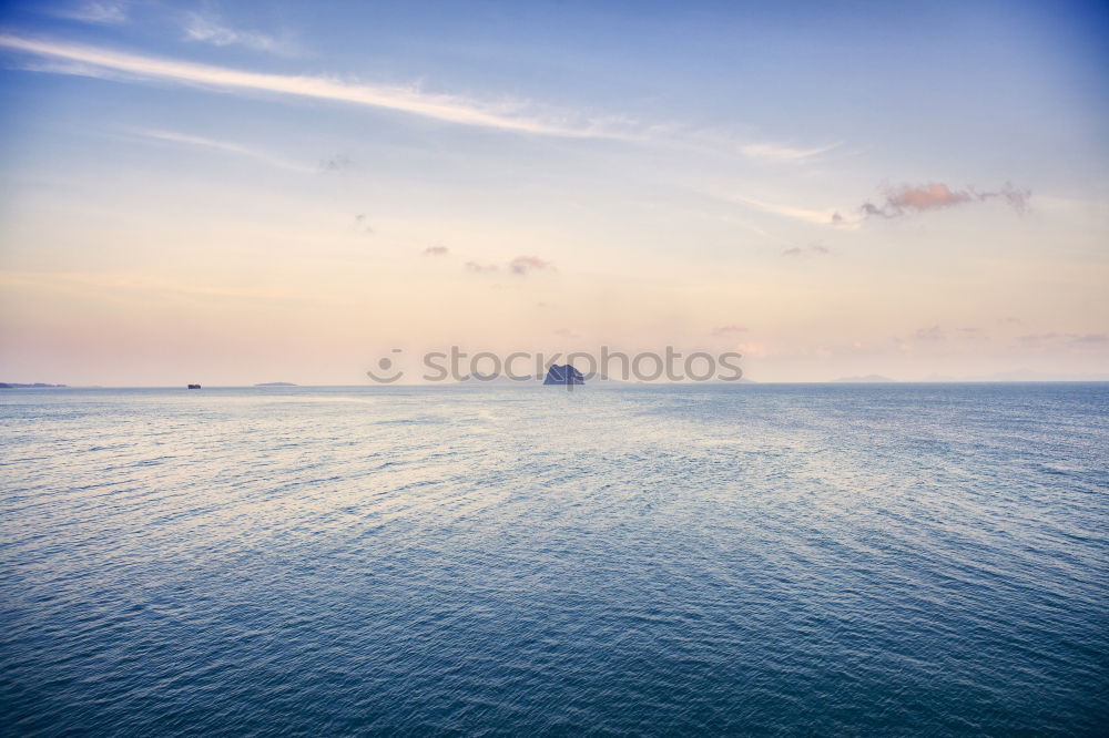 Image, Stock Photo Big chunk. Huge rock lies in the Pacific surf. Queensland. Australia. In the background very small : skyscrapers.