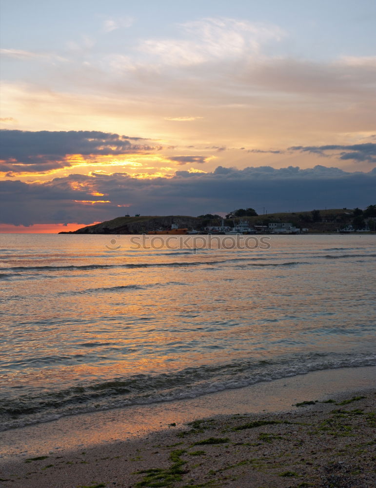 Similar – Sonnenuntergang Strand