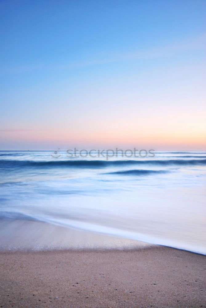 Similar – Image, Stock Photo Sea waving near rough rocks during sunset