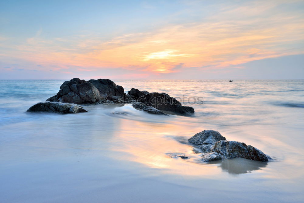 Similar – Red sand beach