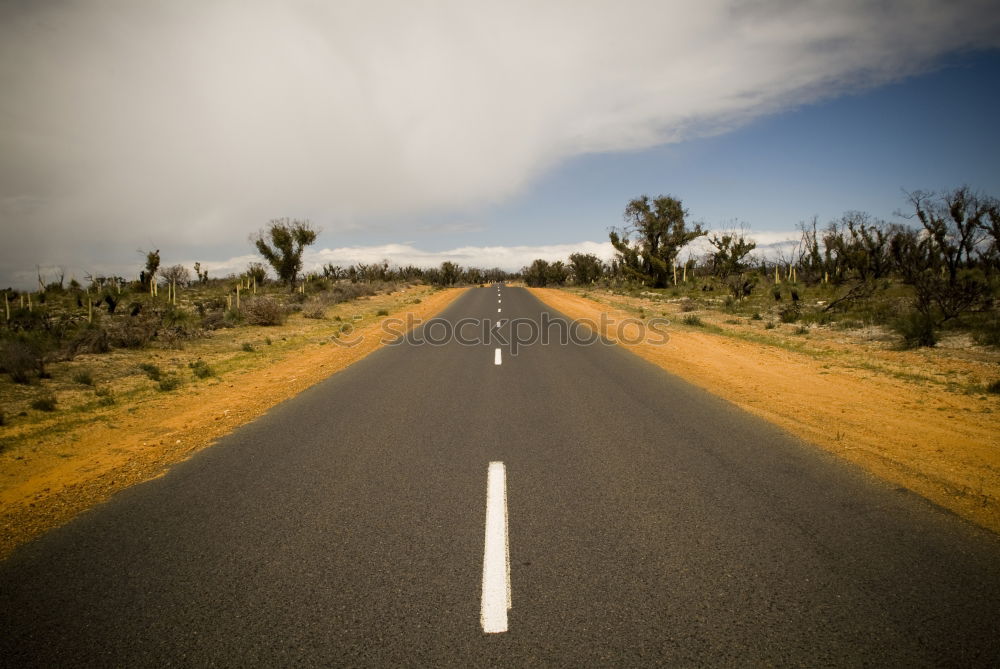 Similar – Foto Bild strasse ins nichts Outback