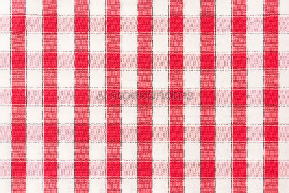 Similar – Image, Stock Photo old fabric with red and white checked pattern and little hearts