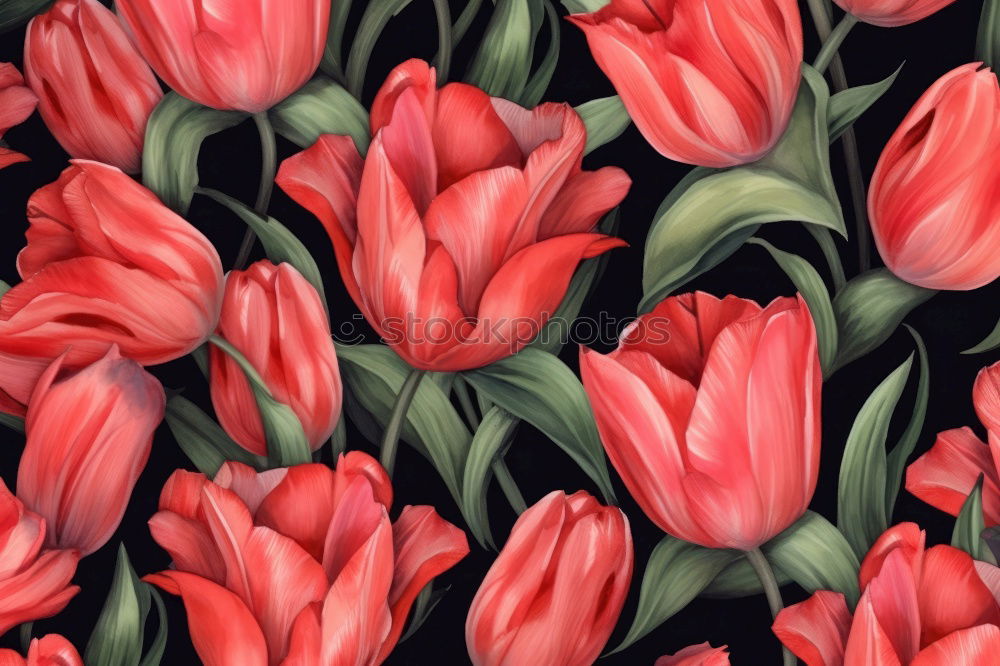 Similar – Three tulips on a red wooden background