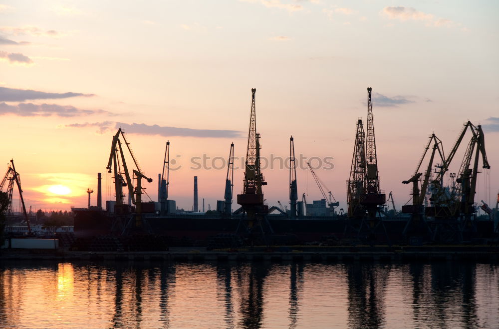 Similar – Port of Hamburg Crane